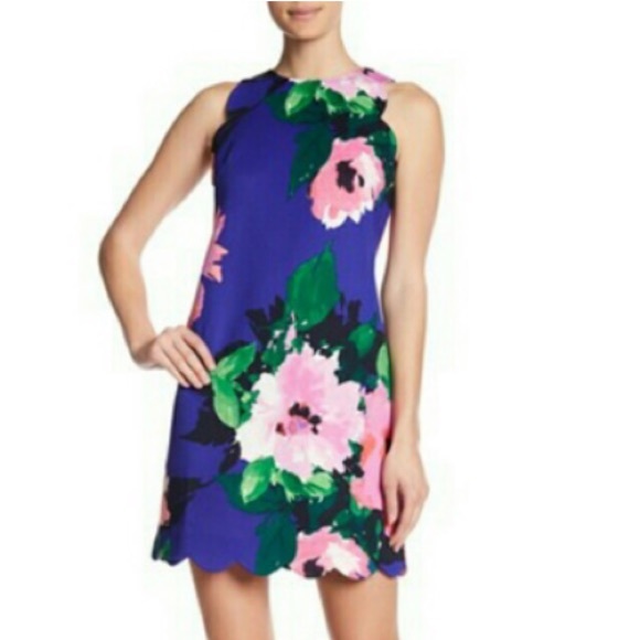 vince camuto floral sheath dress
